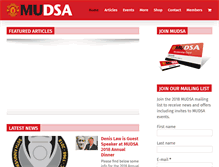 Tablet Screenshot of mudsa.org